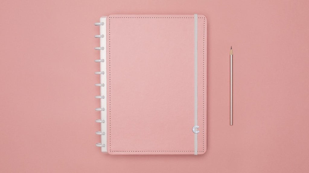 Caderno Inteligente Grande Rosa Pastel Caderno Inteligente Grande Rosa Pastel
