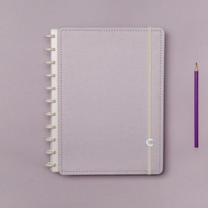 Caderno Inteligente Grande Lilás Pastel