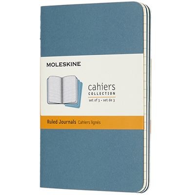 Caderno de Bolso Moleskine pautado Azul Caderno de Bolso Moleskine pautado Azul
