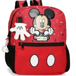 Mochila Infantil Adaptável 32cm Mickey