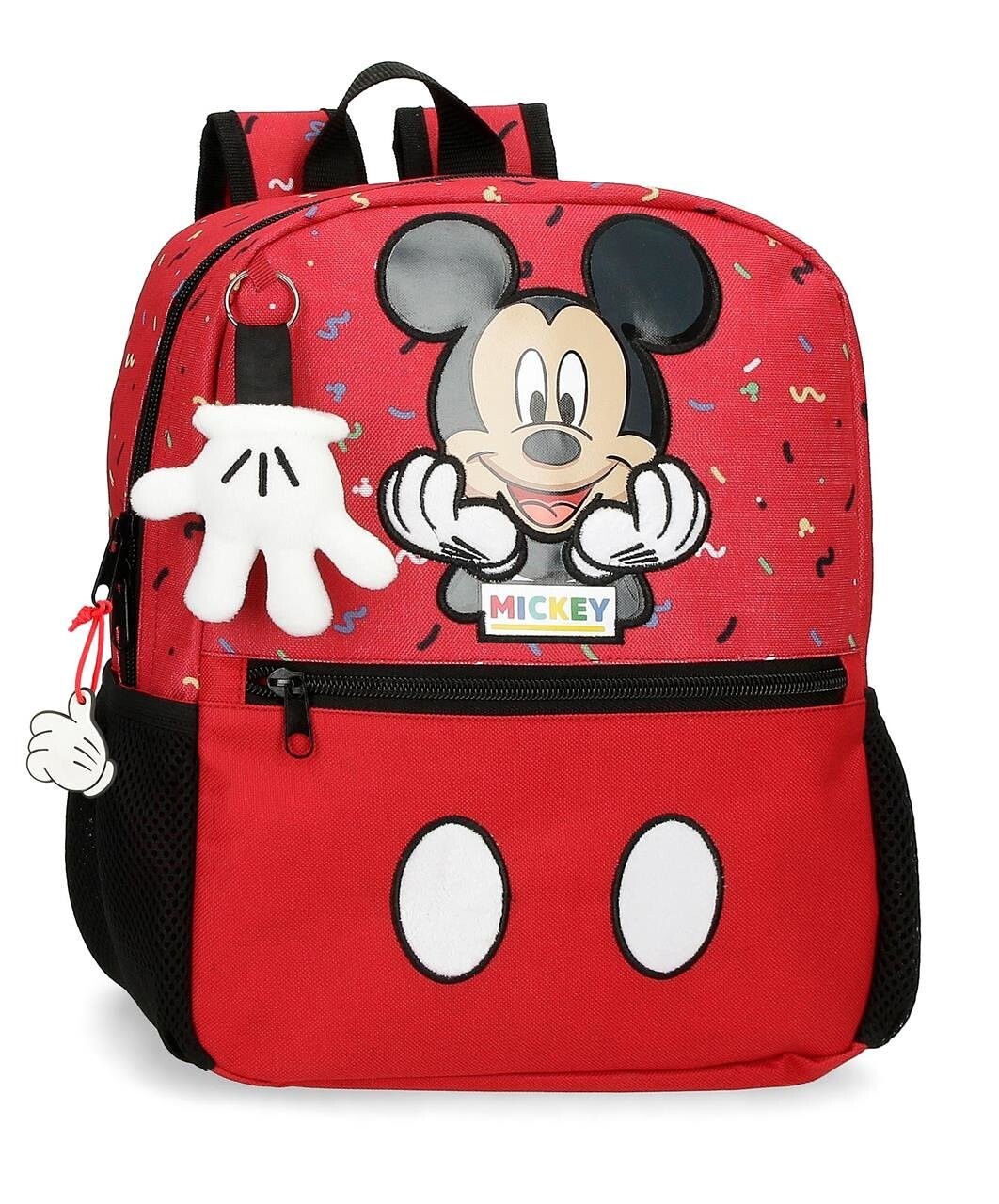 Mochila Infantil Adaptável 32cm Mickey Mochila Infantil Adaptável 32cm Mickey
