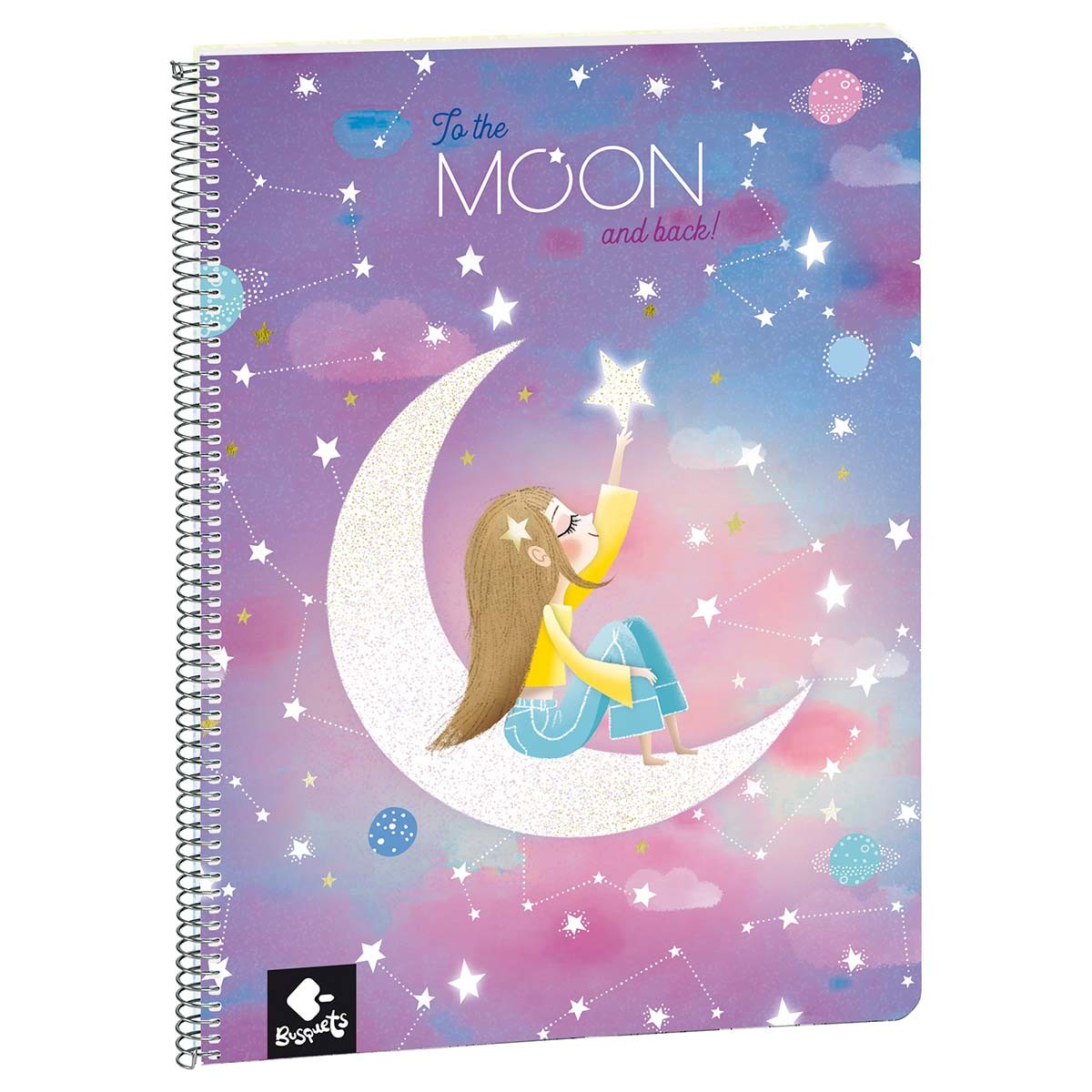 Caderno A4 80 folhas Moon Busquets Caderno A4 80 folhas Moon Busquets