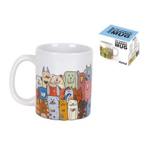 Caneca De Ceramica I-total Stay Pawsitive 295ml