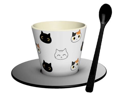 Conjunto de Café I Drink 90ml GATOS Conjunto de Café I Drink 90ml GATOS