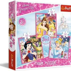Puzzle Trefl Princess 4 em 1