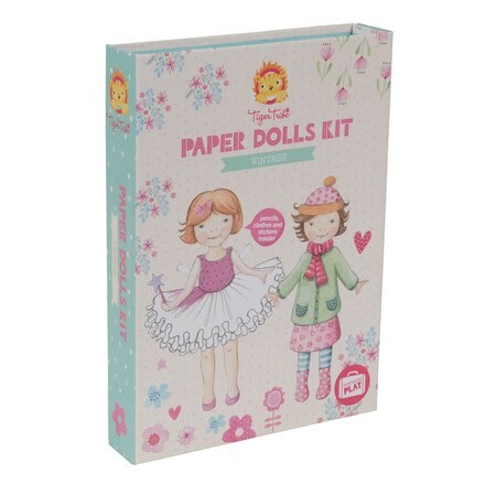 Kit Bonecas de Papel Vintage Kit Bonecas de Papel Vintage