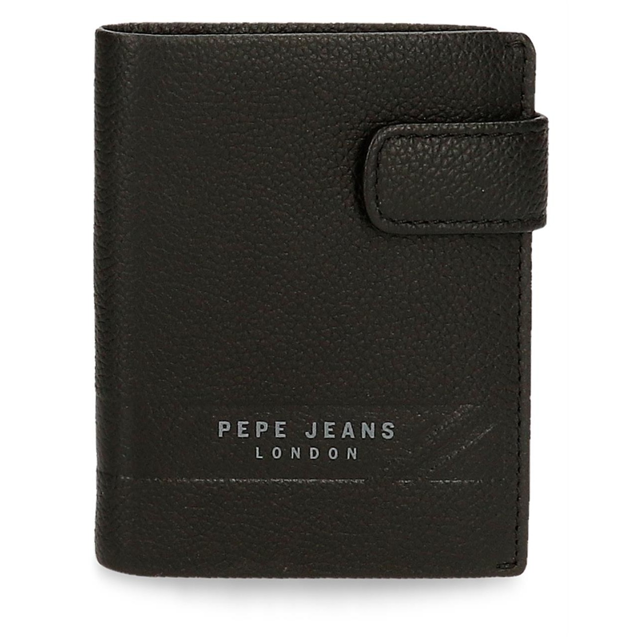 Carteira Vertical c/ Porta Moedas e Presilha Pepe Jeans BASINGSTOKE Preta Carteira Vertical c/ Porta Moedas e Presilha Pepe Jeans BASINGSTOKE Preta