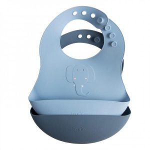 BIBE EM SILICONE 2-PACK - MRS. ELEPHANT