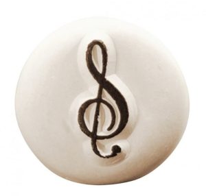 Carimbo de tatuagem LaDot Nota musical pequena