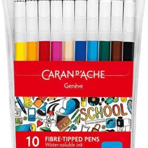 Canetas de Feltro CARAN D'ACHE School (10 Core