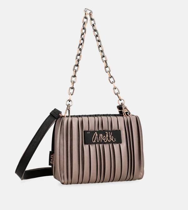 Bolsa plissada Anekke de duas faces Shōen Palette Bolsa plissada Anekke de duas faces Shōen Palette