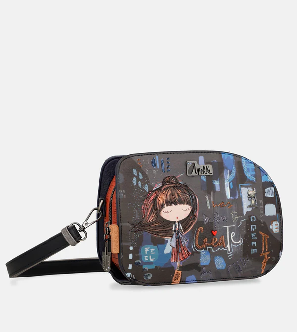 Bolsa bandoleira Anekke geométrica Contemporary Bolsa bandoleira Anekke geométrica Contemporary