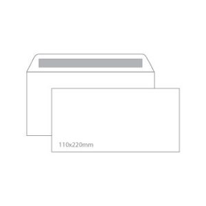 Caixa de 500 Envelopes 110x220mm s/janela