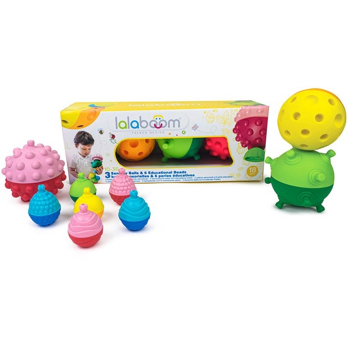Lalaboom 3 bolas sensorais Lalaboom 3 bolas sensorais