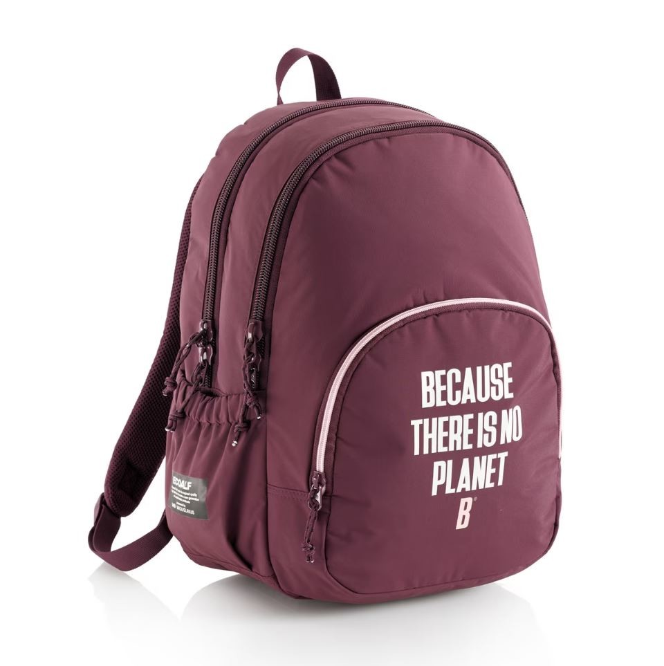 Mochila tripla reciclada Ecoalf Oslo bordô - Because There Is No Planet B Mochila tripla reciclada Ecoalf Oslo bordô - Because There Is No Planet B