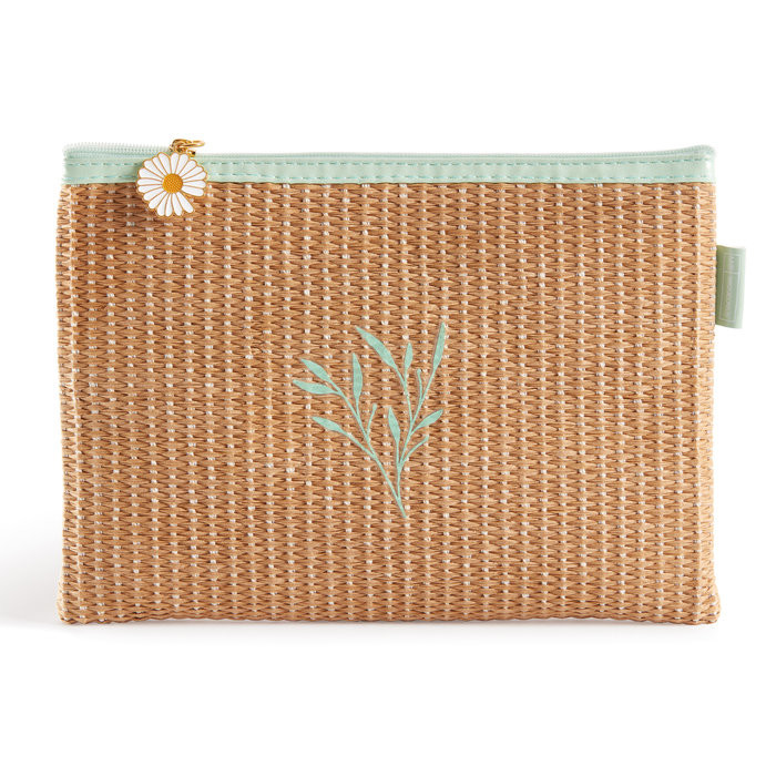 Estojo Retangular Miquelrius Garden Raffia Estojo Retangular Miquelrius Garden Raffia